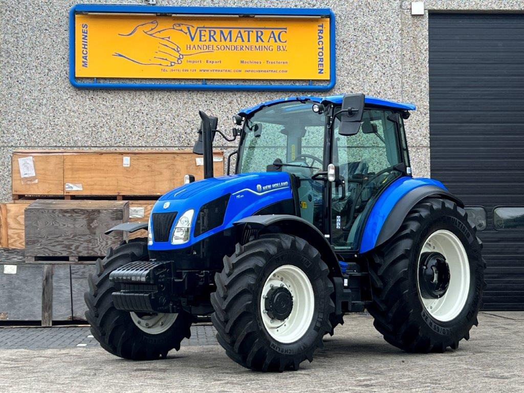 New Holland T5.120 Utility - Dual Command, airco, EHR, 2023!						