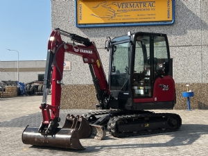 Yanmar SV26, quick bucket release, 294 hours, 2022!