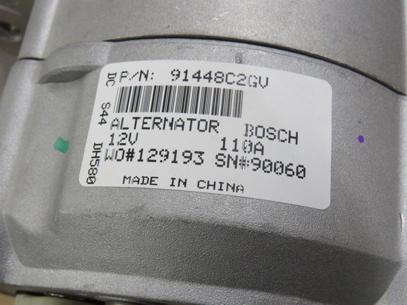 Alternator - BOSCH - CNH - 91448C2GV