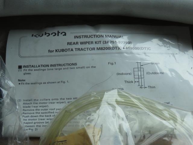 Kit d'essuie-glace arrière - Kubota - 3A751-97752