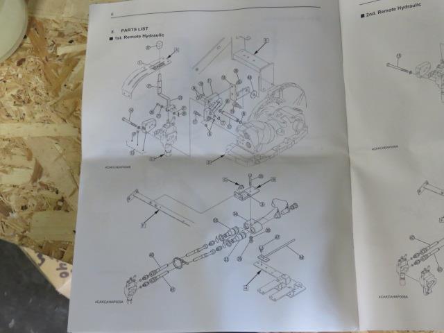 Kit levier - Kubota L4100 - TC239-98151 - TC239-98150