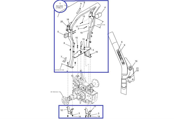 Veiligheidsbeugel - CNH - Boomer / TC