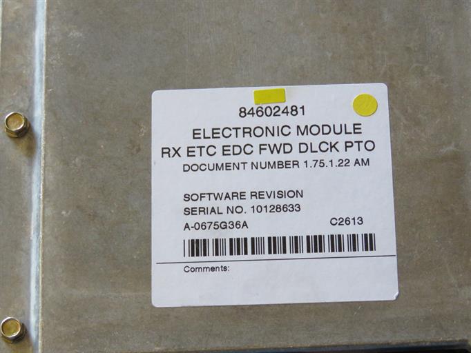 ECU - CNH - 84602481