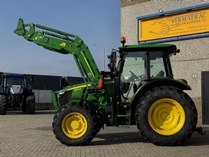 John Deere 5100M, 2022, 543M voorlader, 887 uren!